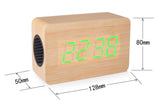 LED Digital Clock with Bluetooth Speakers Small