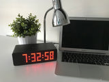 LED Digital Clock with Bluetooth Speakers