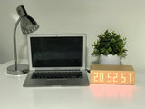 LED Digital Clock with Bluetooth Speakers